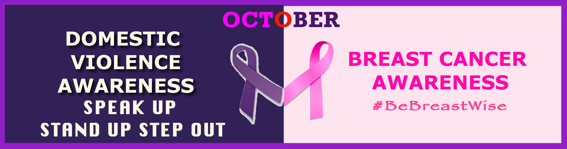 A Lookback at October - The Month of Pink and Purple feature image